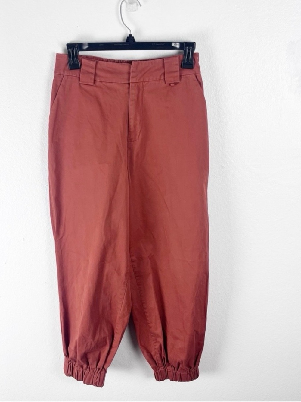 I.AM.GIA Terra-Cotta Orange High Rise Pockets Jogger Pants Medium Casual Boho